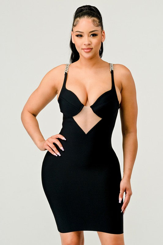 ATHINA HOLIDAY SEXY BANDAGE DRESS