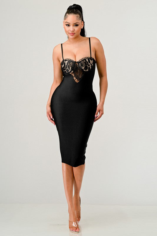 HOLIDAY COLLECTION COCKTAIL HOUR MIDI DRESS