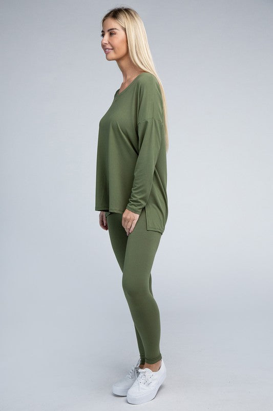 Microfiber Loungewear Set